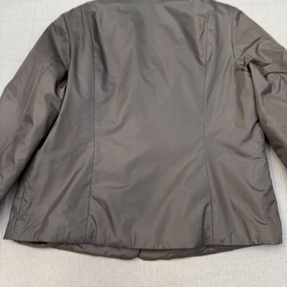 Talbots Khaki Button-Up Blazer Jacket Flap Front Pockets Career Work Wear 14P - Picture 13 of 16